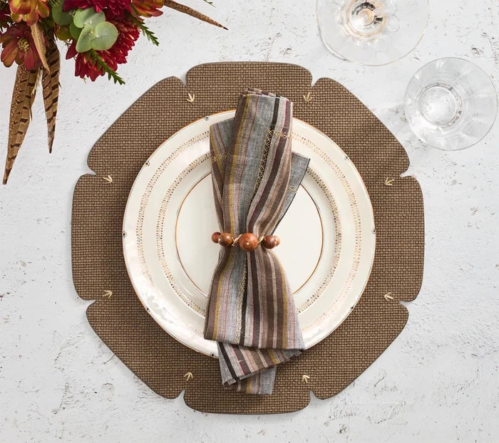 Windsor Multi Napkin Detail 2 | Kim Seybert at Fig Linens and Home