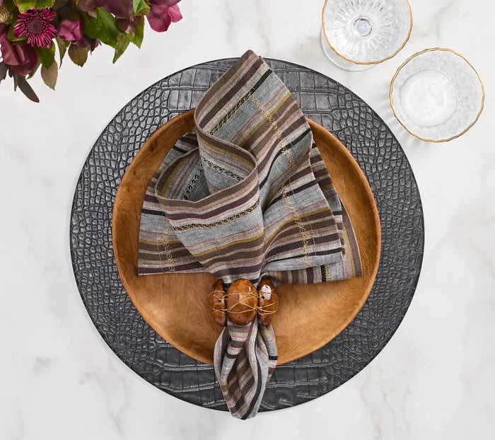 Windsor Multi Napkin Detail 4 | Kim Seybert at Fig Linens and Home