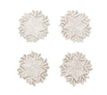 Winter Lace Silver/Crystal Coaster | Kim Seybert at Fig Linens and Home