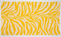 Beach Towels - Abyss Zebra Beach or Pool Towels at Fig Linens and Home - Banana Yellow 830