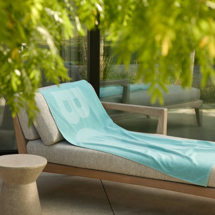 Zuma Sculpted Beach Towel by Hugo Boss Home | Yves Delorme at Fig Linens and Home - View 1